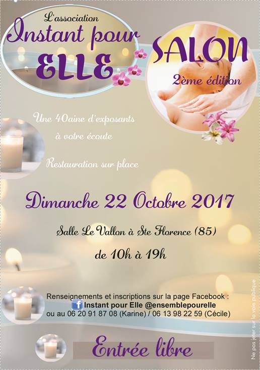 Flyer salon Un instant pour Elle - 22.10.17